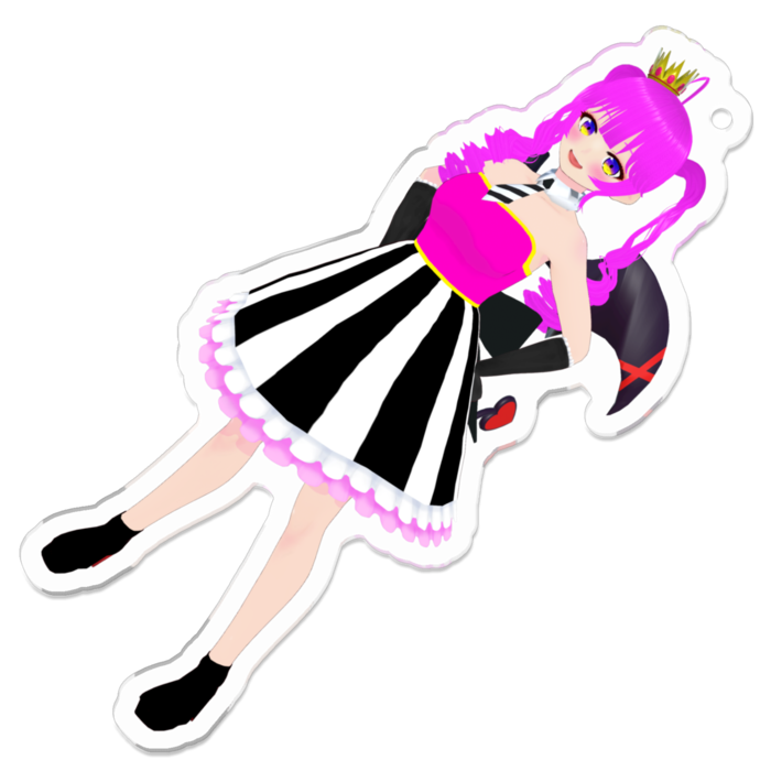 アクリルキーホルダー（コーティング） - 70 x 70 (mm)