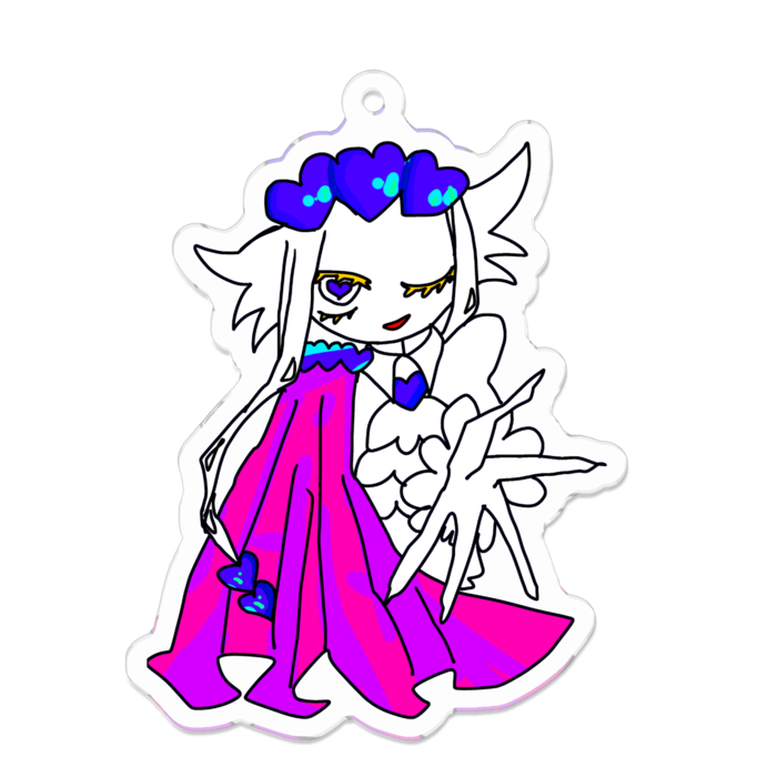 アクリルキーホルダー - 70 x 70 (mm)