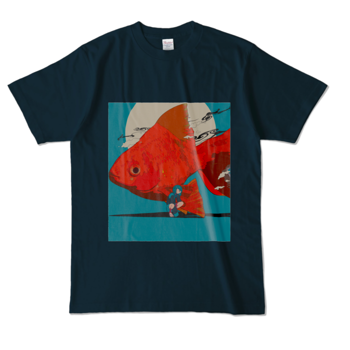 カラーTシャツ - L - ネイビー (濃色)