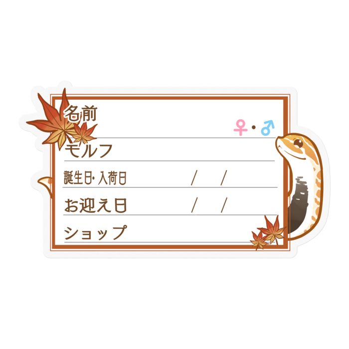 ステッカー - 100 x 100 (mm)(8)