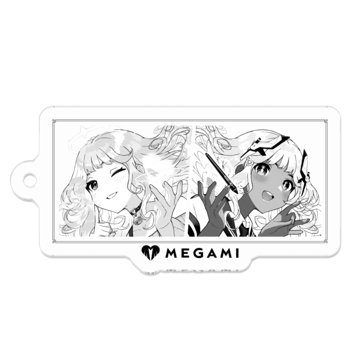 アクリルキーホルダー - 50 x 50 (mm)