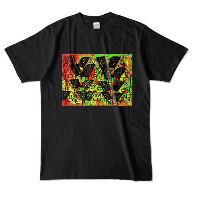 カラーTシャツ - L - ブラック (濃色)