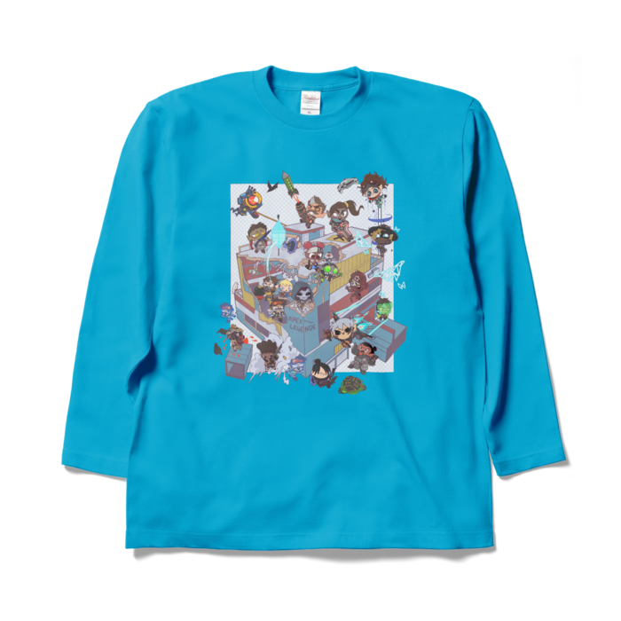 ロングスリーブTシャツ - XL - ターコイズ