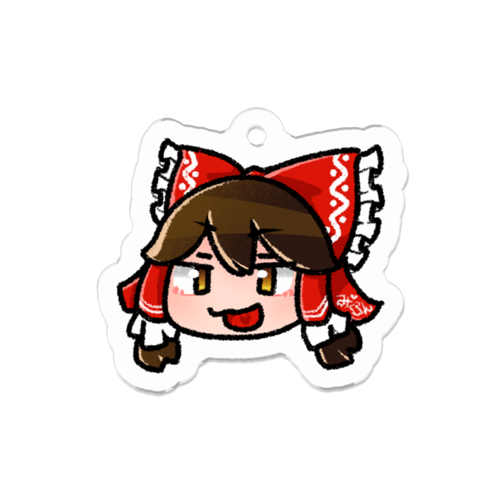 アクリルキーホルダー（コーティング） - 50 x 50 (mm)