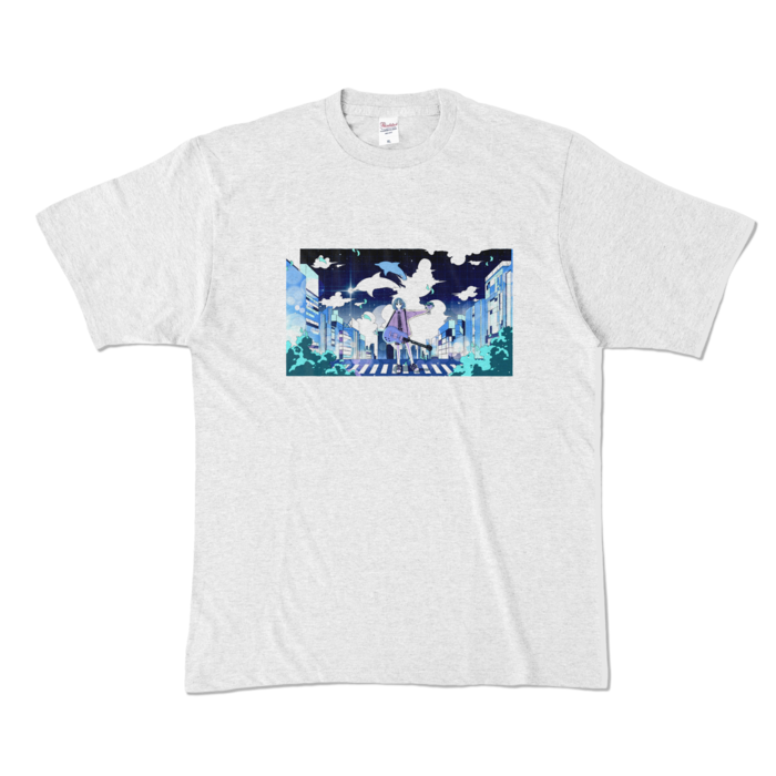 カラーTシャツ - XL - アッシュ (淡色)