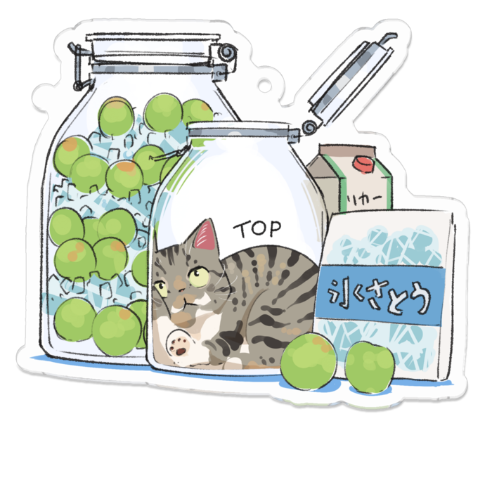 アクリルキーホルダー - 70 x 70 (mm)