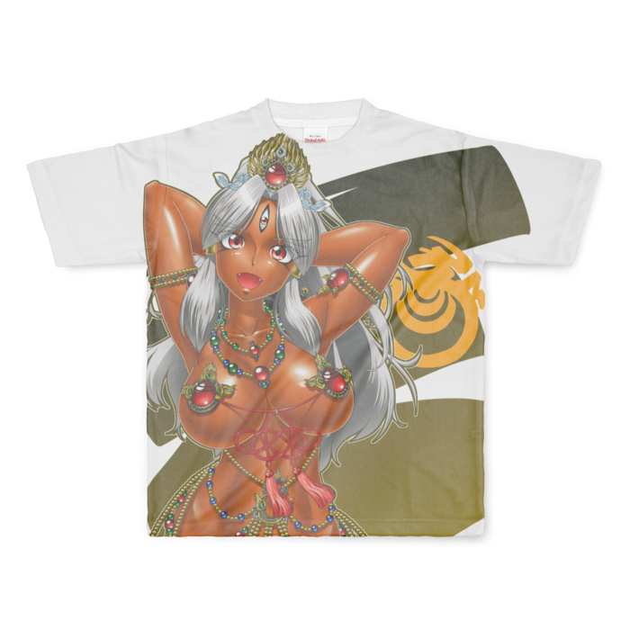 フルグラフィックTシャツ - L - 正面印刷のみ