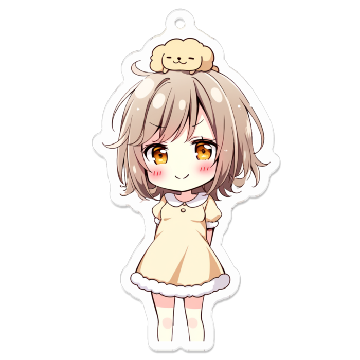 アクリルキーホルダー - 70 x 70 (mm)