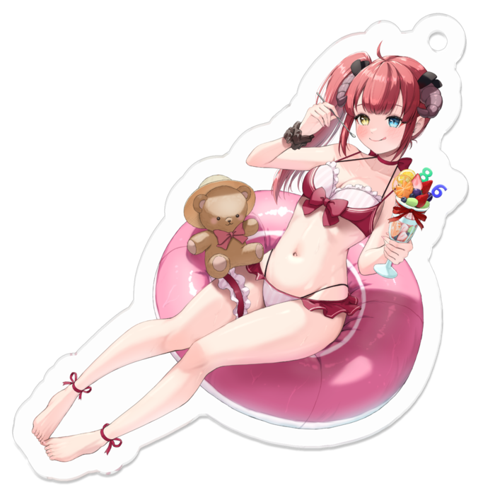 アクリルキーホルダー(コーティング) - 50 x 50 (mm)
