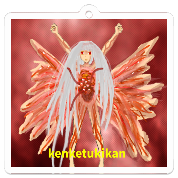 アクリルキーホルダー - 50 x 50 (mm)