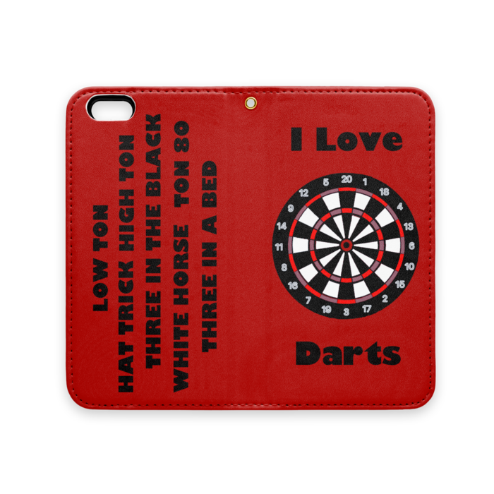 手帳型iPhoneケース（ベルトなし） - iPhone 6 / 6s - ストラップ穴 あり