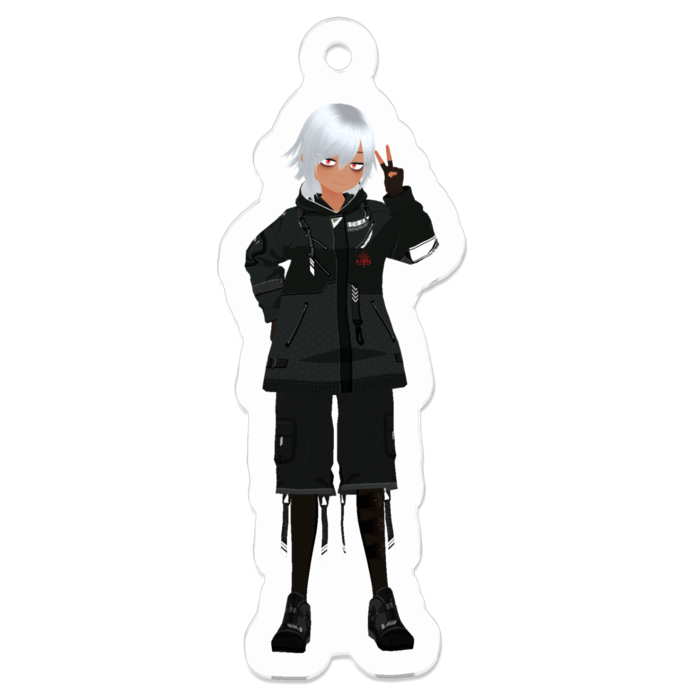 アクリルキーホルダー（コーティング） - 50 x 50 (mm)