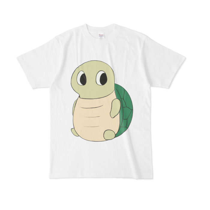 かっめのTシャツ - L - 白