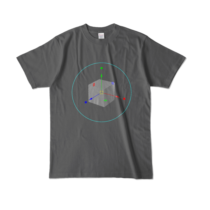 カラーTシャツ - L - チャコール (濃色)