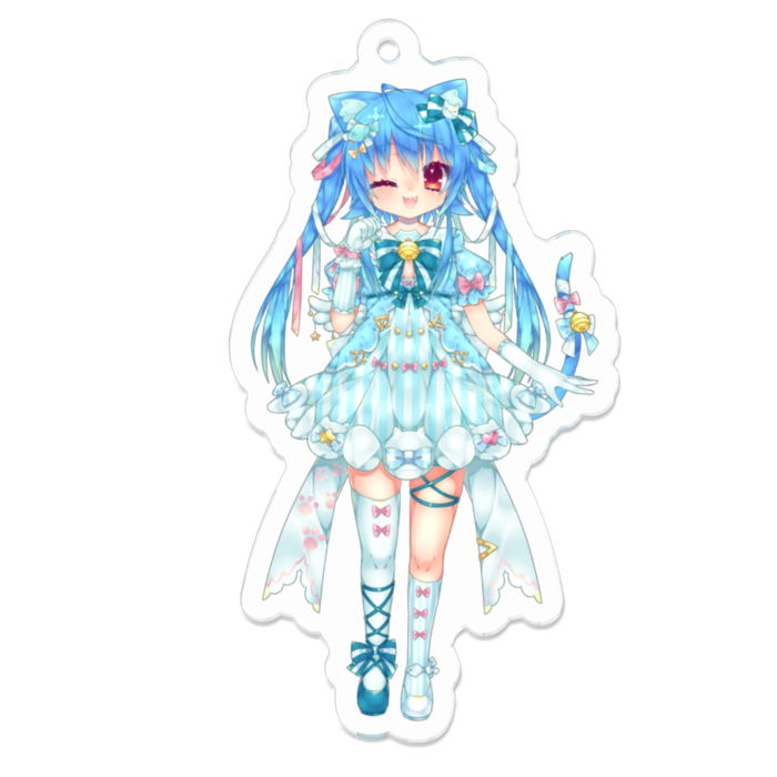 アクリルキーホルダー - 70 x 70 (mm)