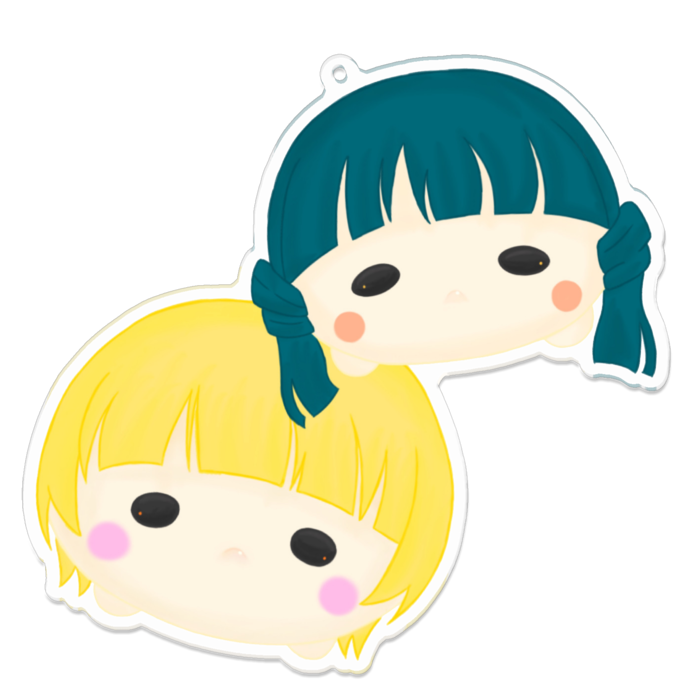 アクリルキーホルダー - 100 x 100 (mm)