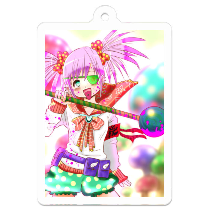 アクリルキーホルダー - 50 x 50 (mm)