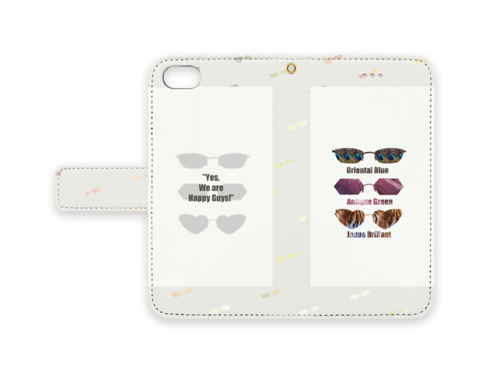 手帳型iPhoneケース - iPhone 8 / 7 - ストラップ穴 あり