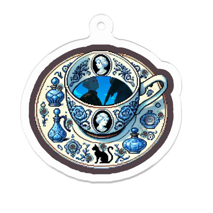 アクリルキーホルダー - 50 x 50 (mm)