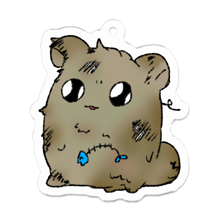 アクリルキーホルダー（コーティング） - 50 x 50 (mm)