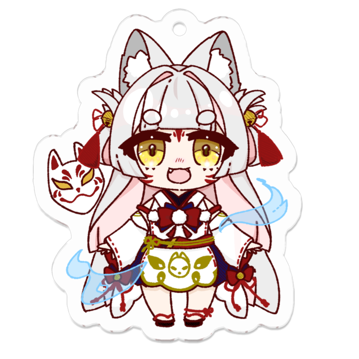 アクリルキーホルダー - 50 x 50 (mm)