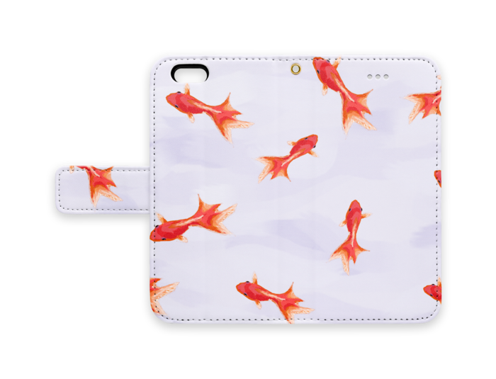 手帳型iPhoneケース - iPhone 6 / 6s - ストラップ穴 あり