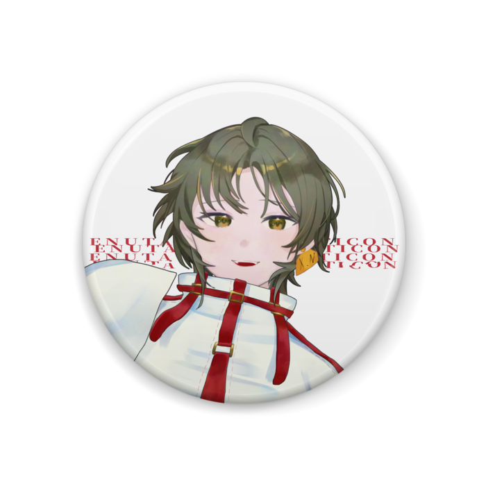 白き償い＿缶バッジ - 44mm