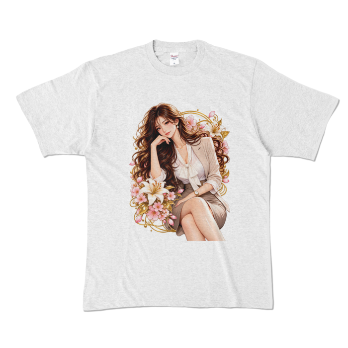 カラーTシャツ - XL - アッシュ （淡色）