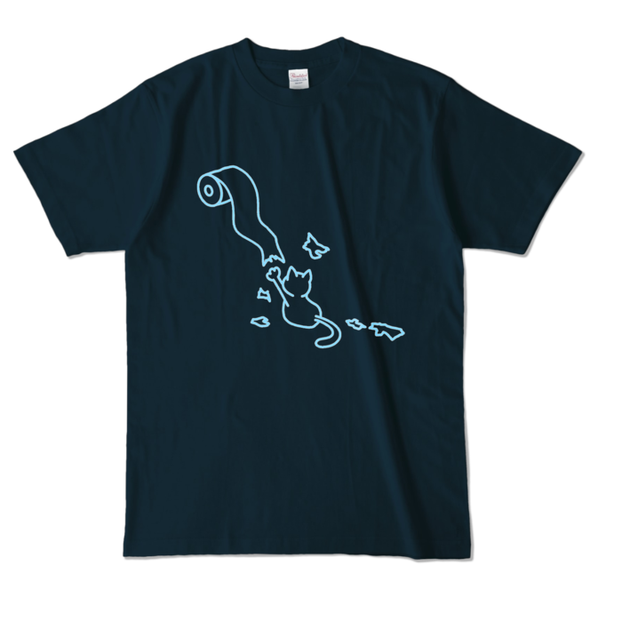カラーTシャツ - L - ネイビー (濃色)