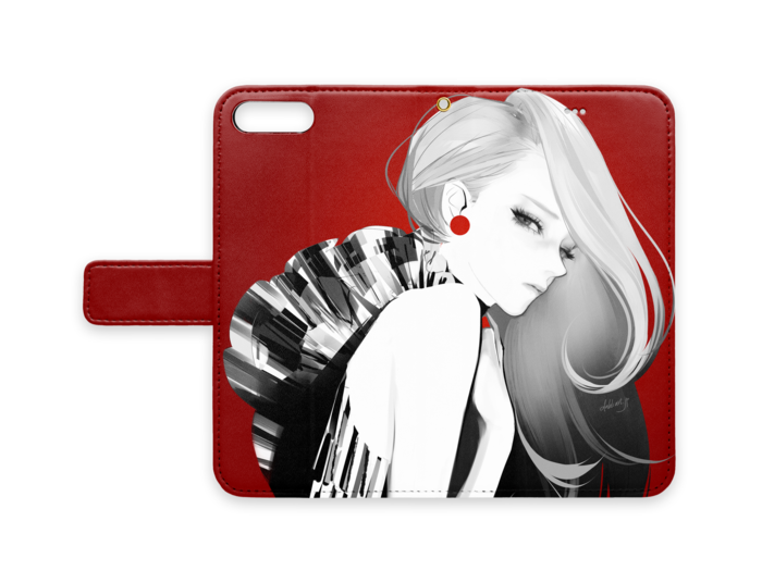 手帳型iPhoneケース - iPhone 8 Plus / 7 Plus - ストラップ穴 あり