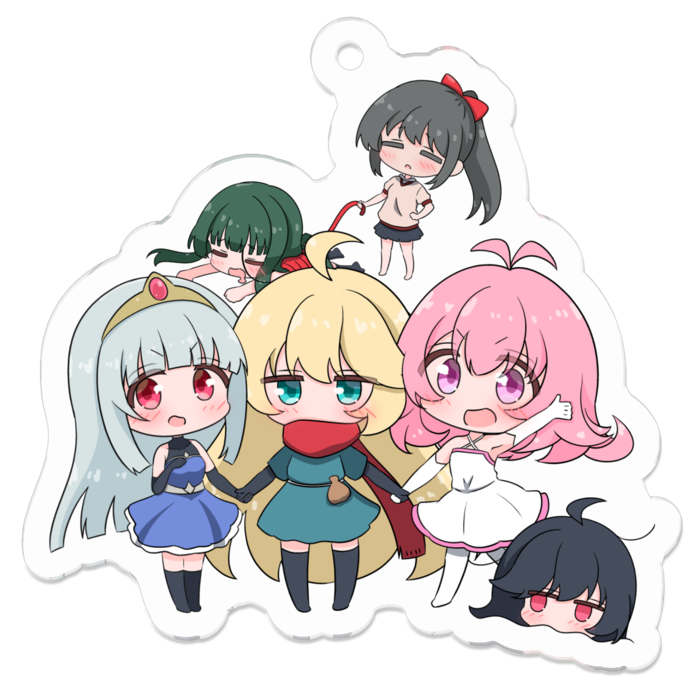 アクリルキーホルダー - 50 x 50 (mm)