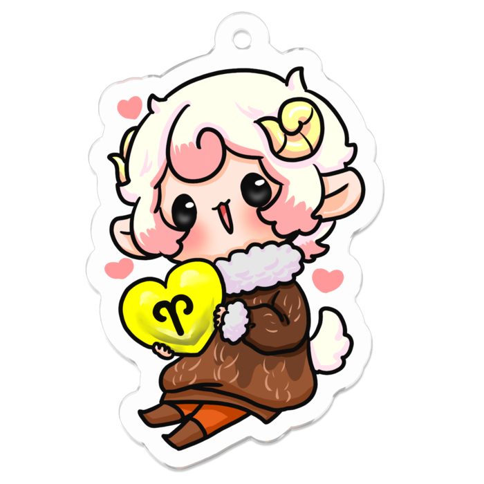 アクリルキーホルダー - 50 x 50 (mm)