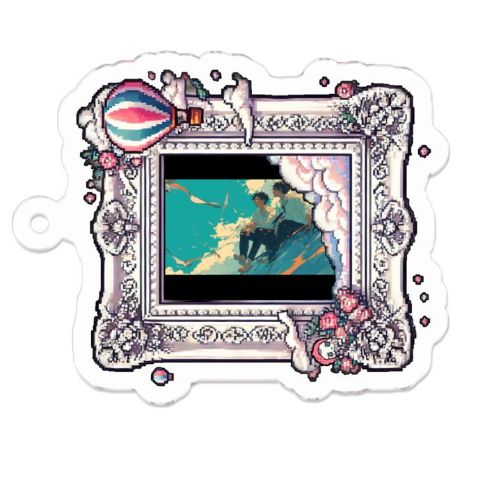 アクリルキーホルダー - 50 x 50 (mm)
