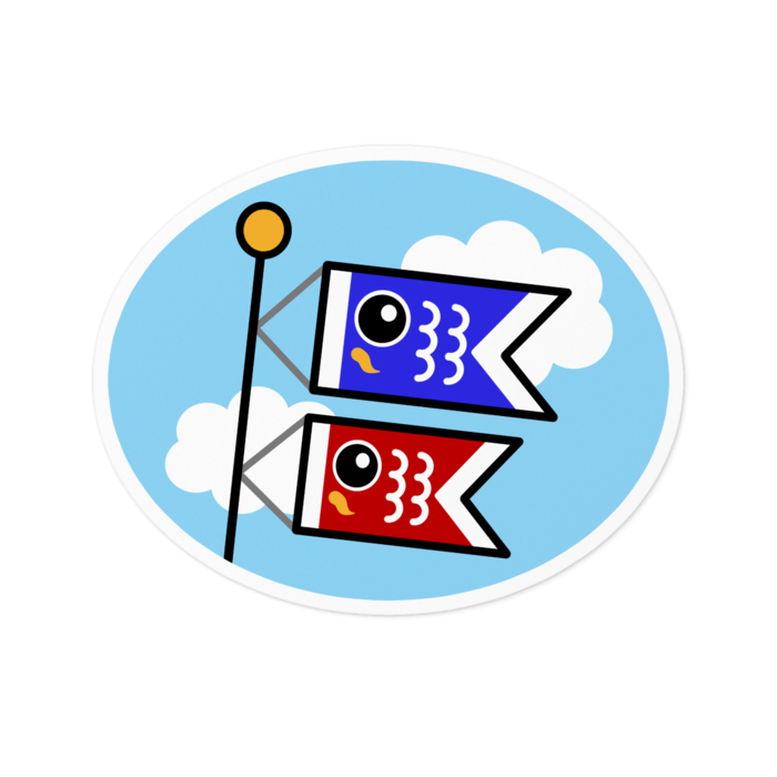ステッカー - 100 x 100 (mm)