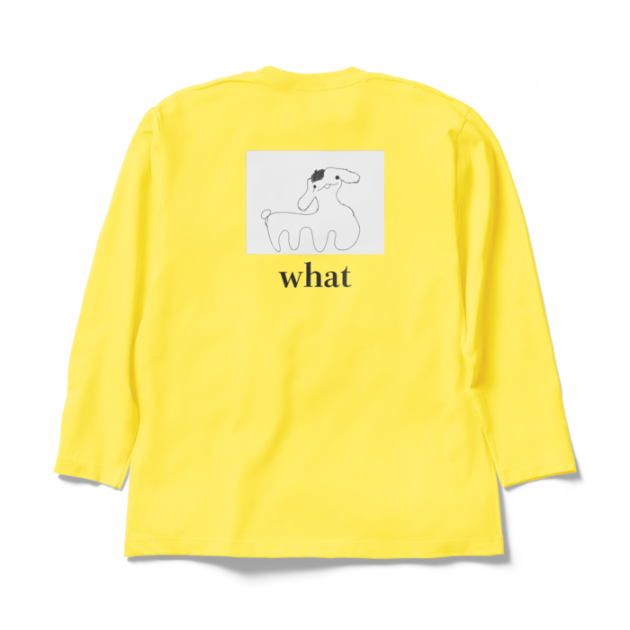 ロングスリーブTシャツ - XL - イエロー