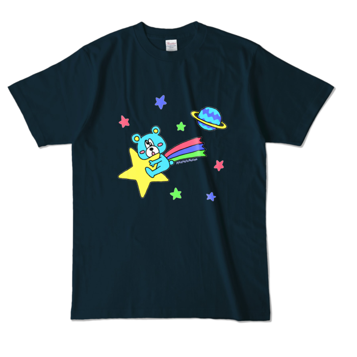 カラーTシャツ - L - ネイビー (濃色)