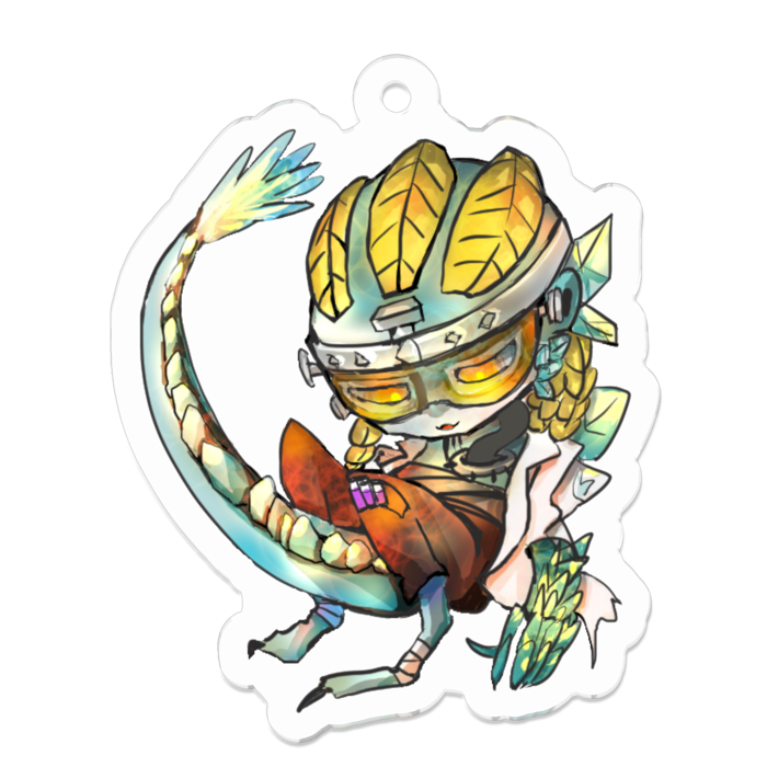 アクリルキーホルダー - 50 x 50 (mm)