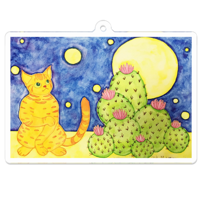 アクリルキーホルダー（コーティング） - 70 x 70 (mm)