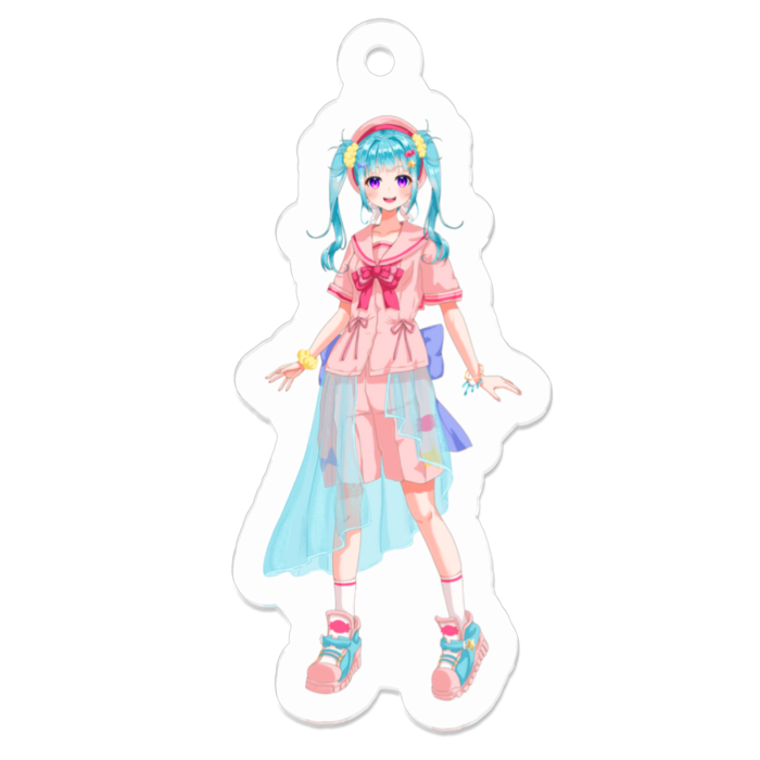 アクリルキーホルダー - 50 x 50 (mm)
