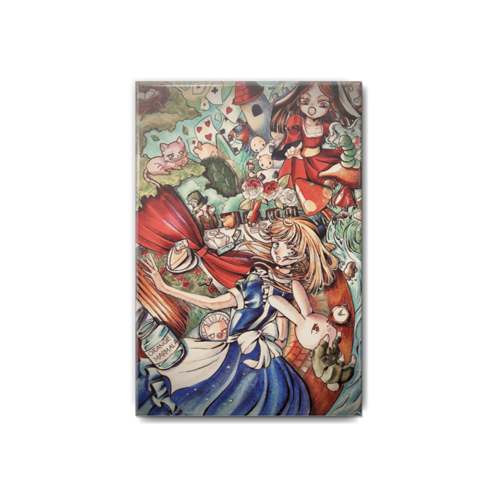 アリス缶バッジ - 54x80mm