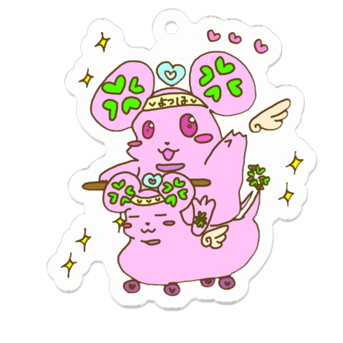 アクリルキーホルダー - 50 x 50 (mm)