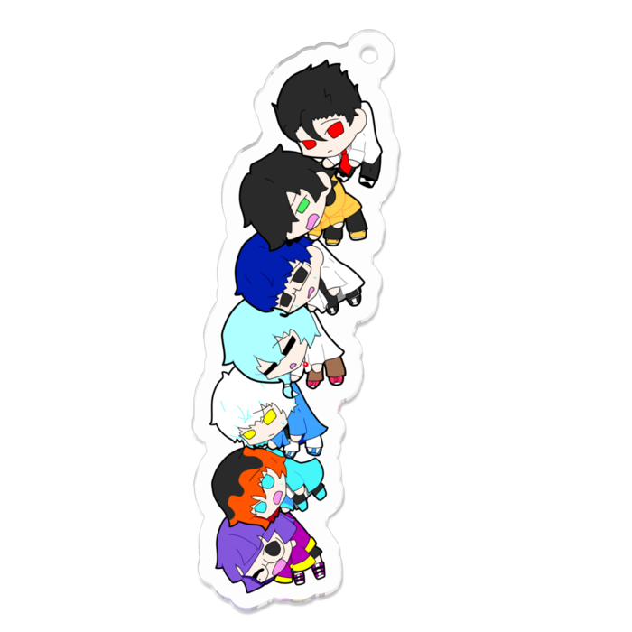 アクリルキーホルダー - 70 x 70 (mm)