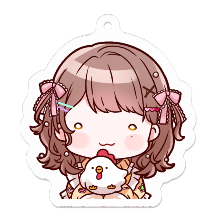 アクリルキーホルダー - 50 x 50 (mm)