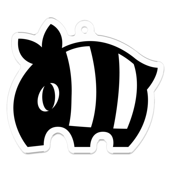 アクリルキーホルダー - 50 x 50 (mm)