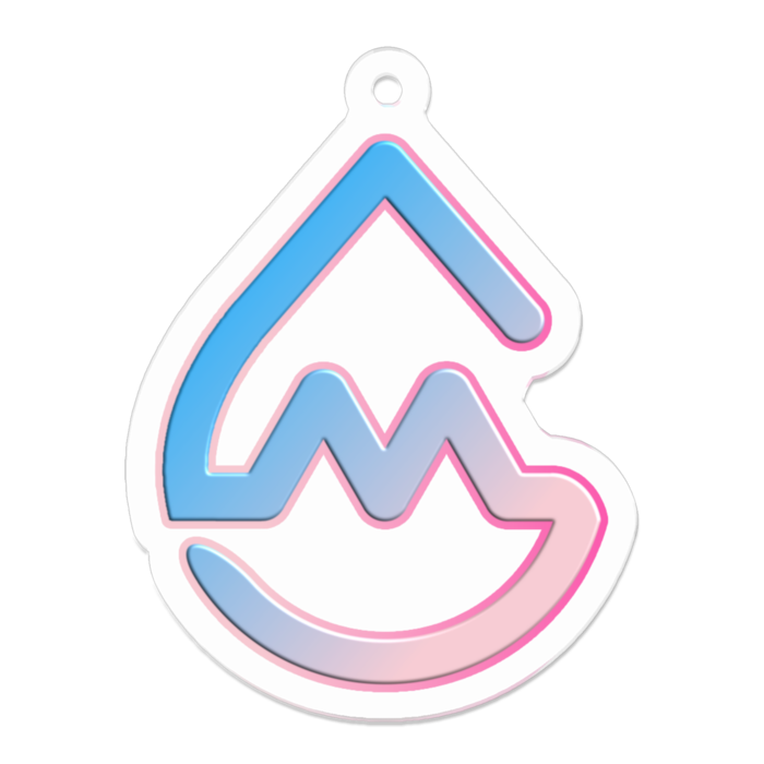 アクリルキーホルダー - 50 x 50 (mm)(1)
