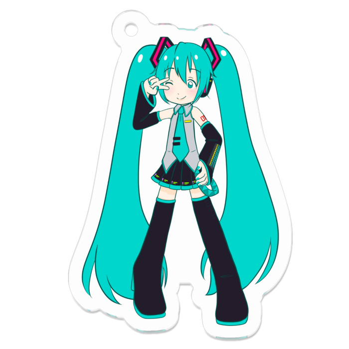 アクリルキーホルダー - 50 x 50 (mm)