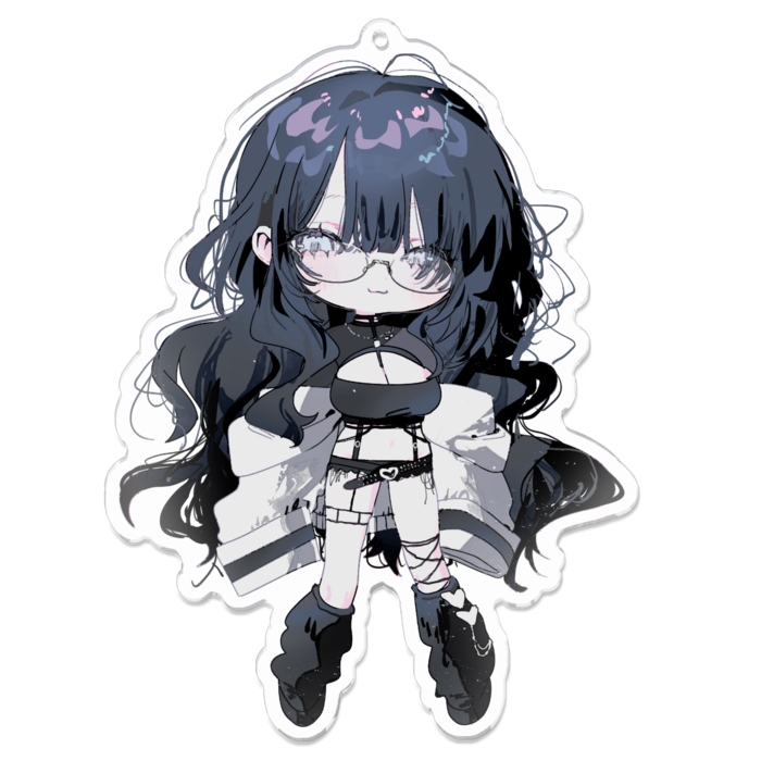 アクリルキーホルダー - 100 x 100 (mm)