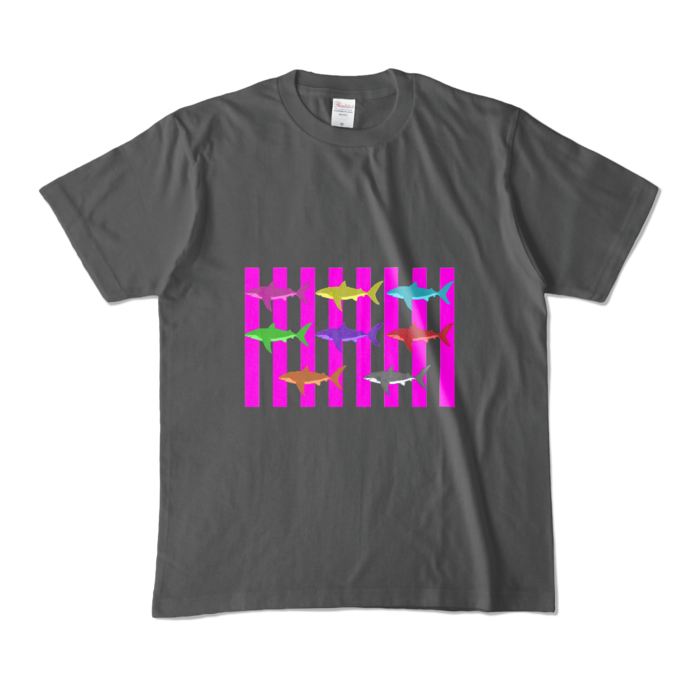 (ピンク) - M - チャコール (濃色)(3)