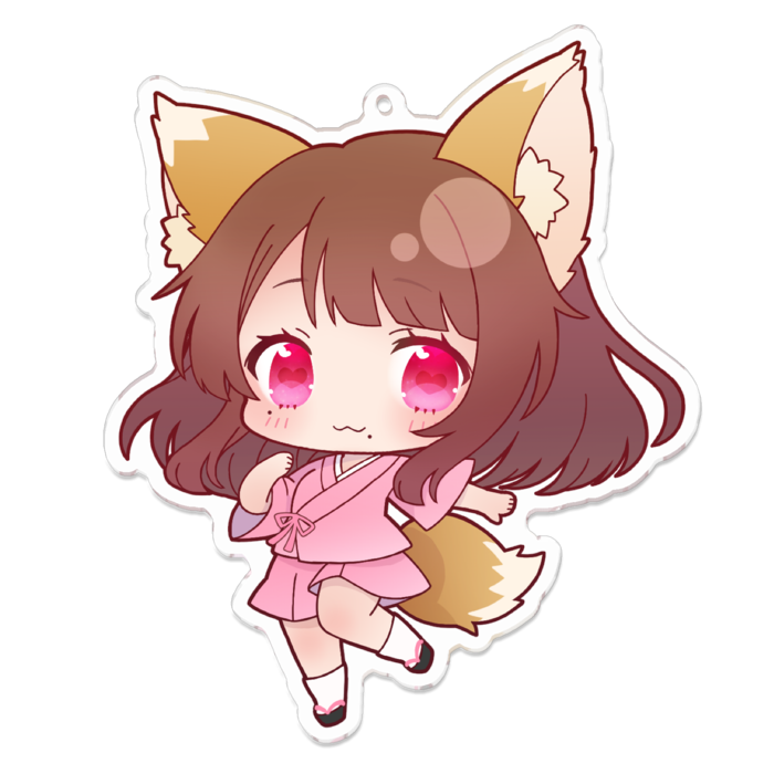 アクリルキーホルダー - 100 x 100 (mm)