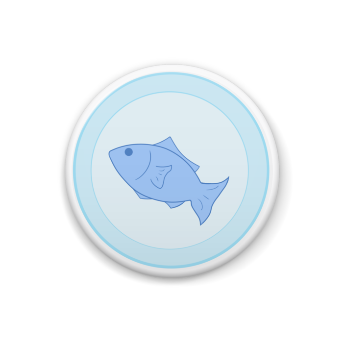 さかな(通常)  缶バッジ - 32mm